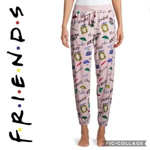 🔥🔥Friends Themed Pink Pajama Pants
